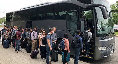 Charter bus